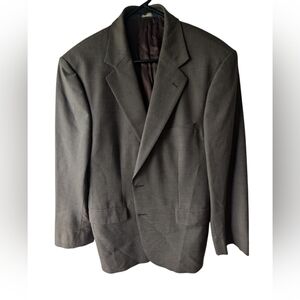 Brooks Brothers 346 Men's Grey Patterned Stretch Blazer 42R